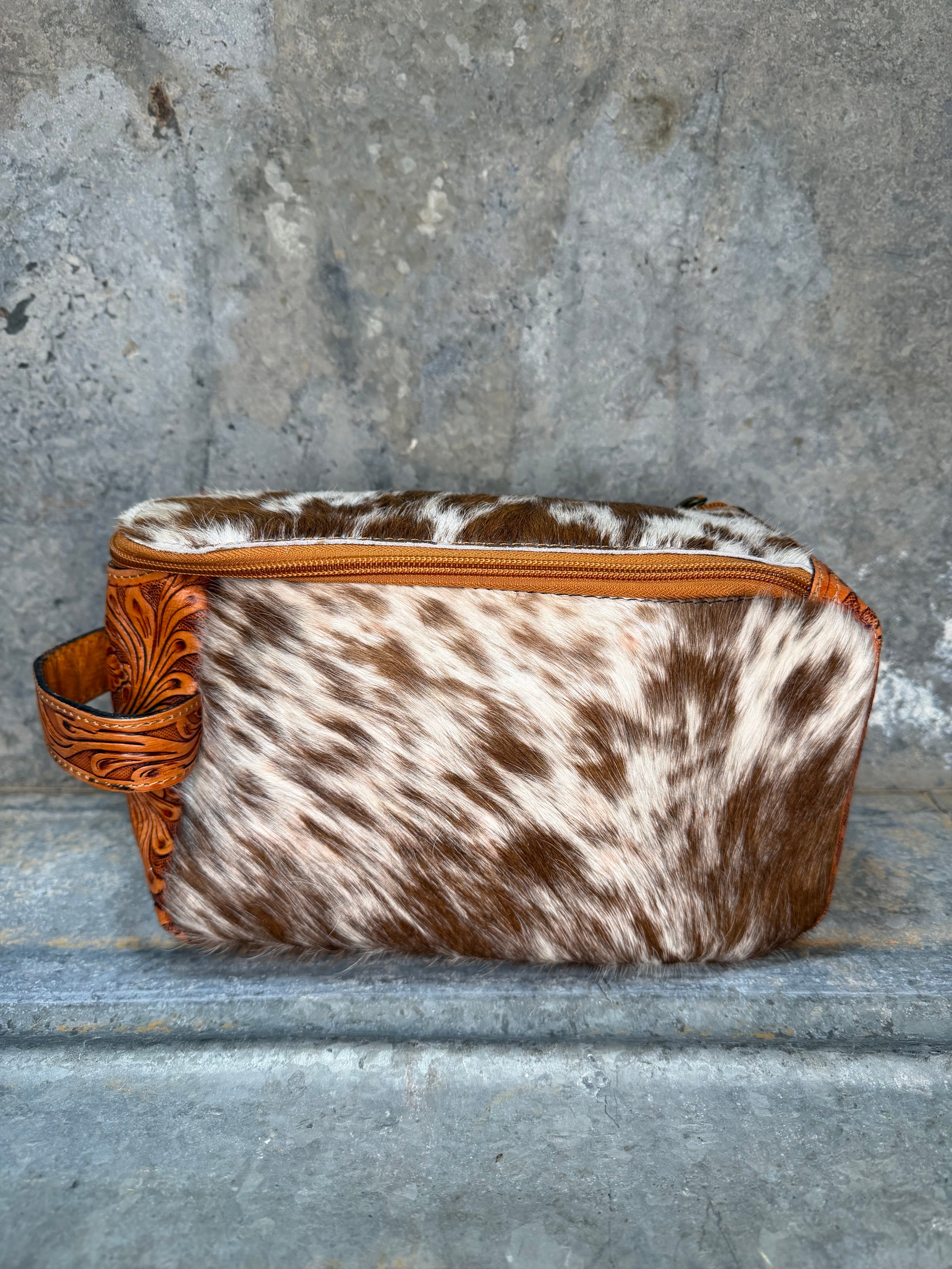 Cowhide Toiletry Bag