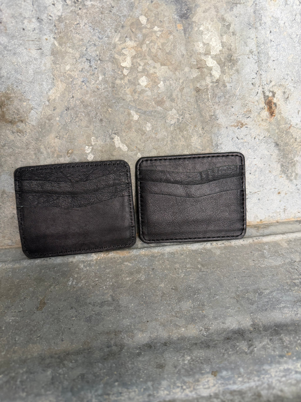 Leather Card Holder (Black)