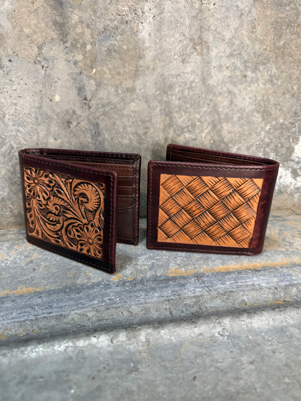 Tooled men’s wallet