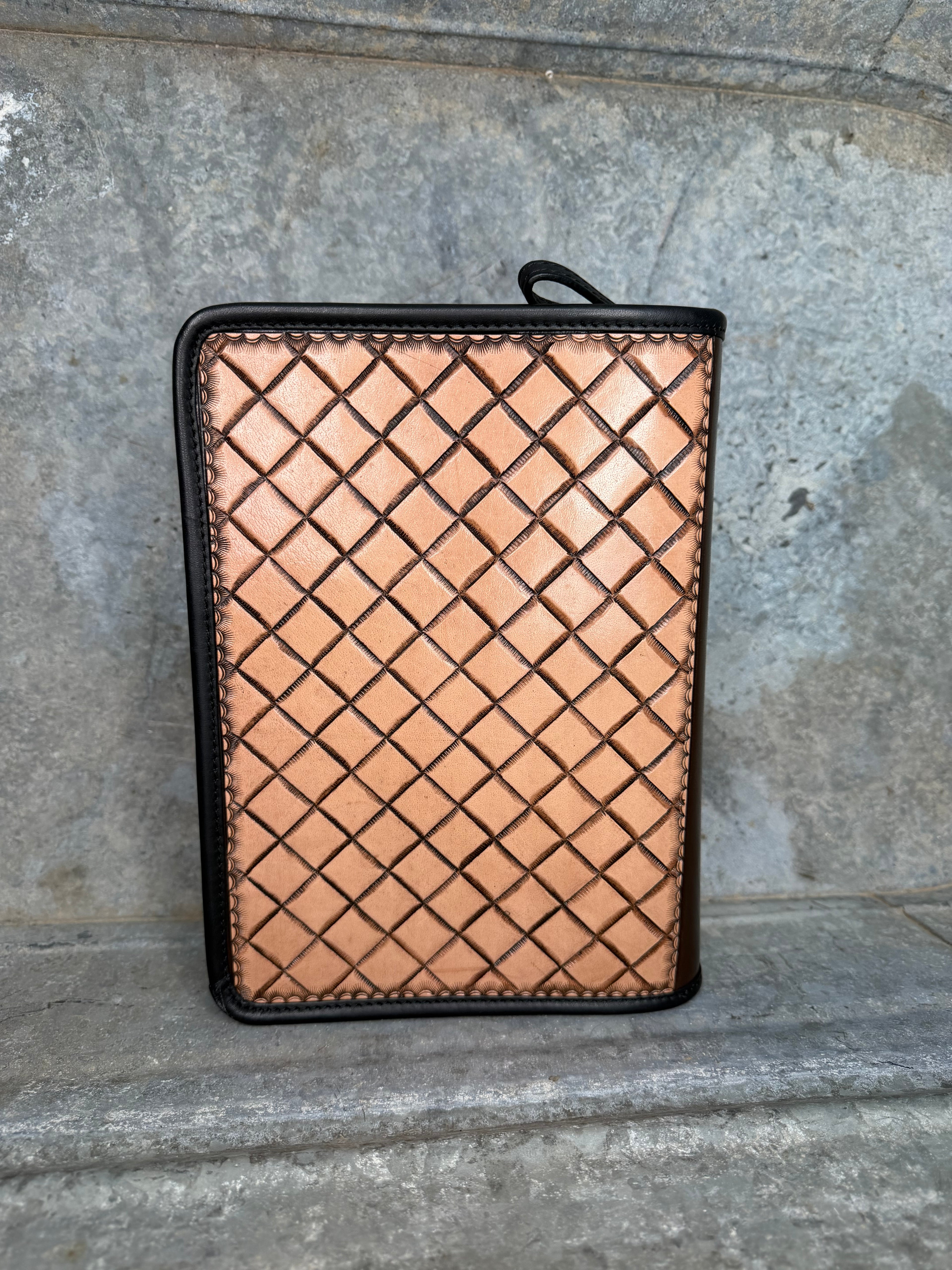 Tooled and Cowhide Bible/Book Cover