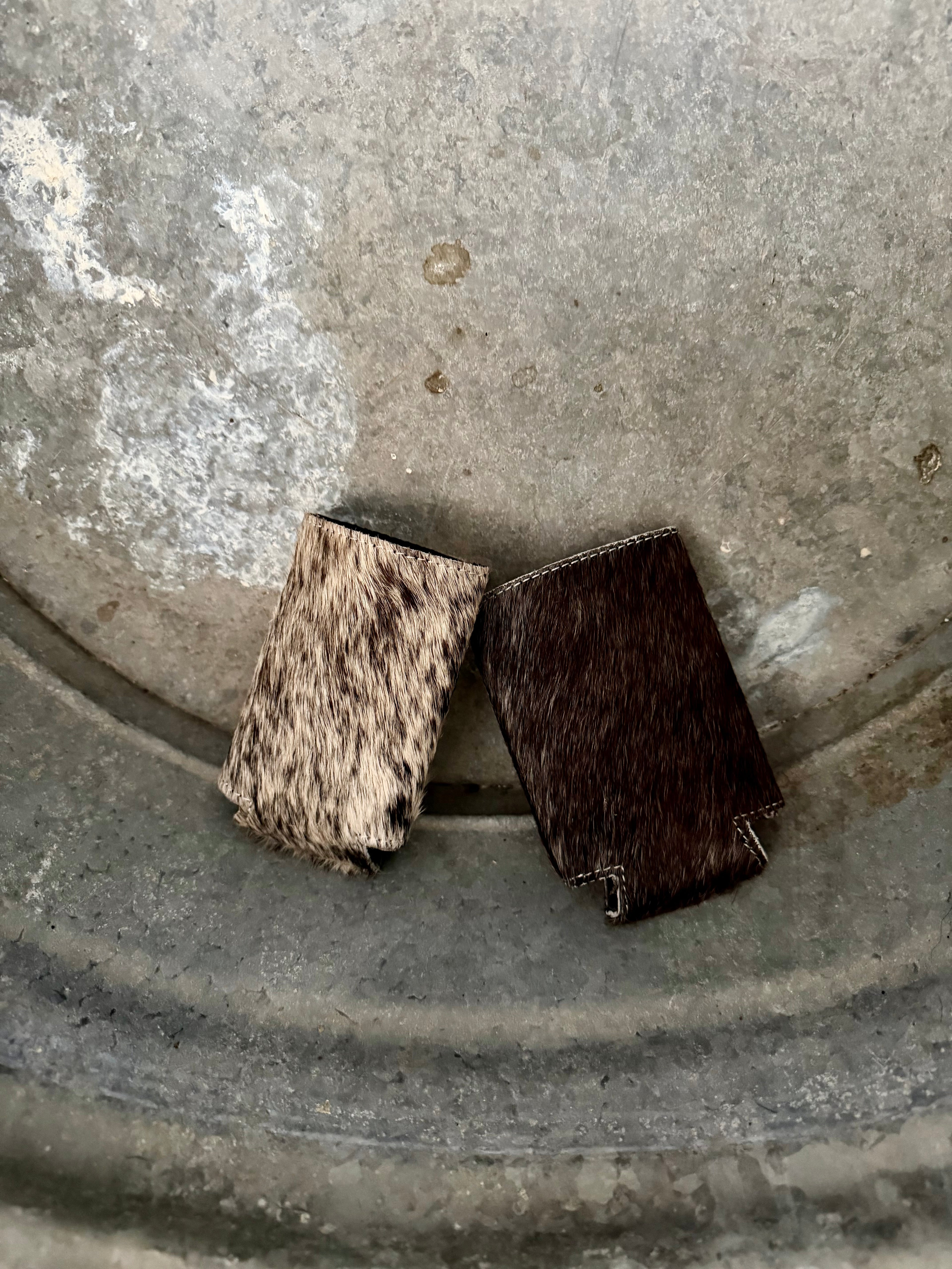 Cowhide SLIM CAN Koozie