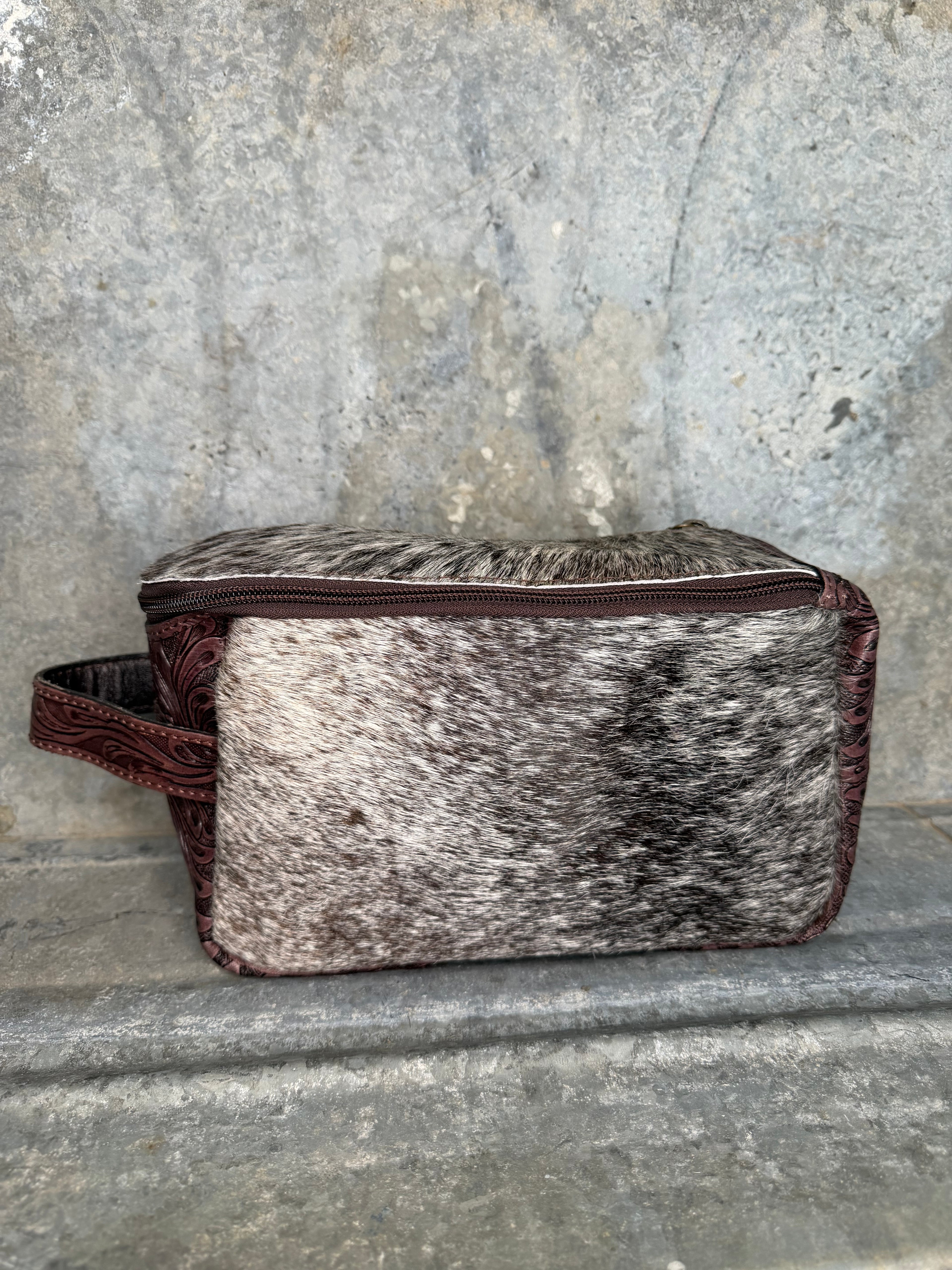 Cowhide Toiletry Bag