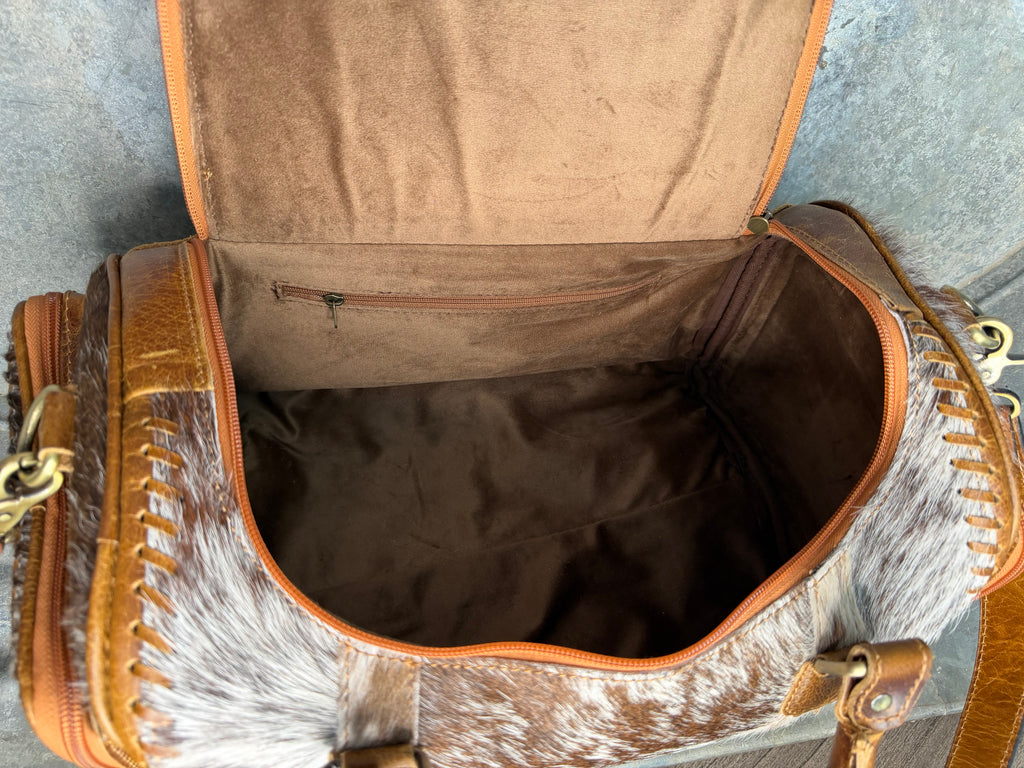 Cowhide Duffle Bag