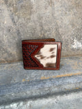 Cowhide & Tooled BiFold Wallet