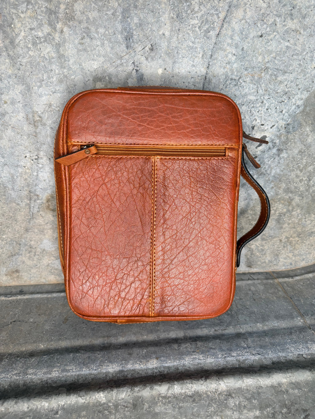 Cowhide & Tooled Bible Cover