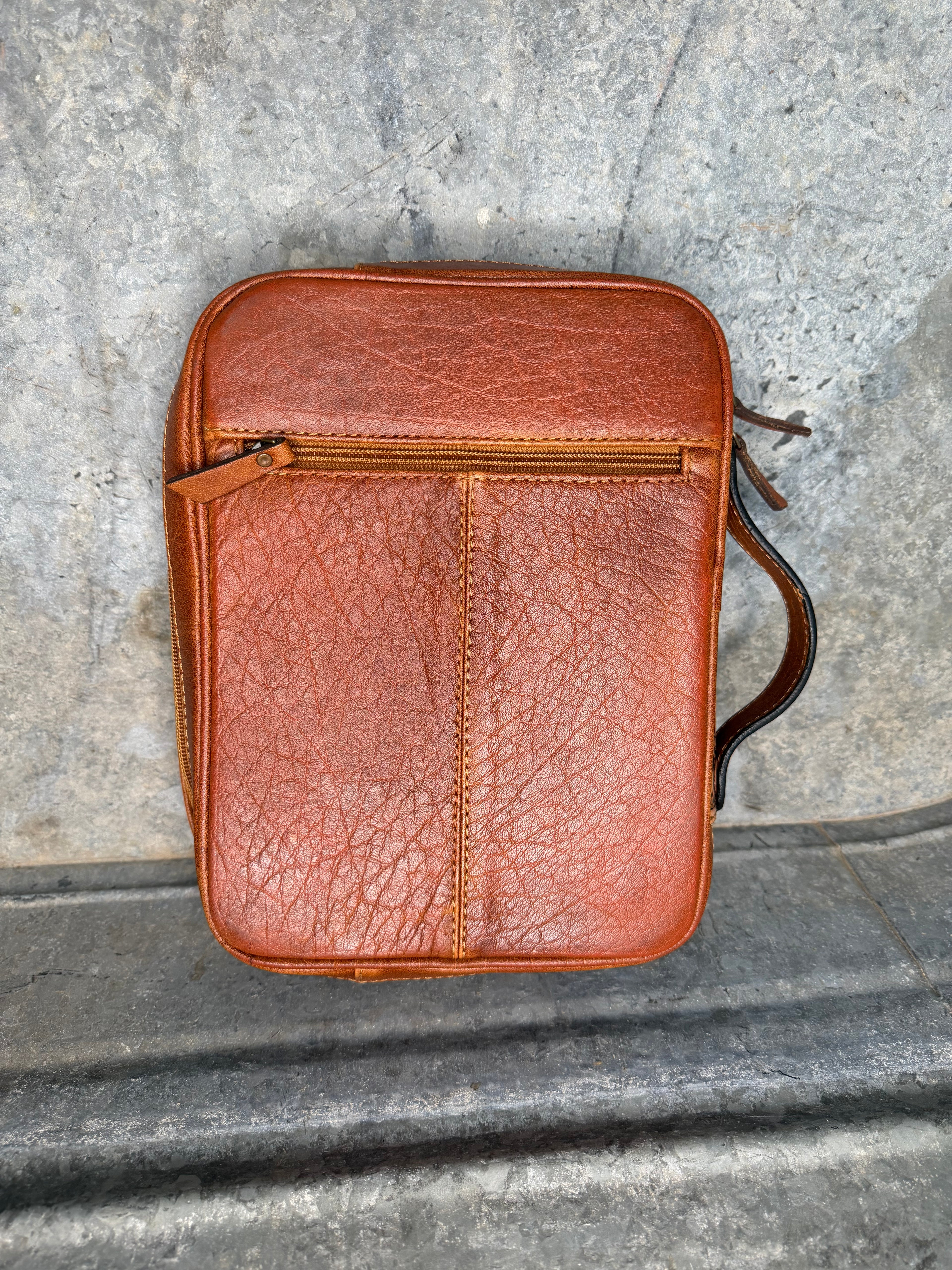 Cowhide & Tooled Bible Cover