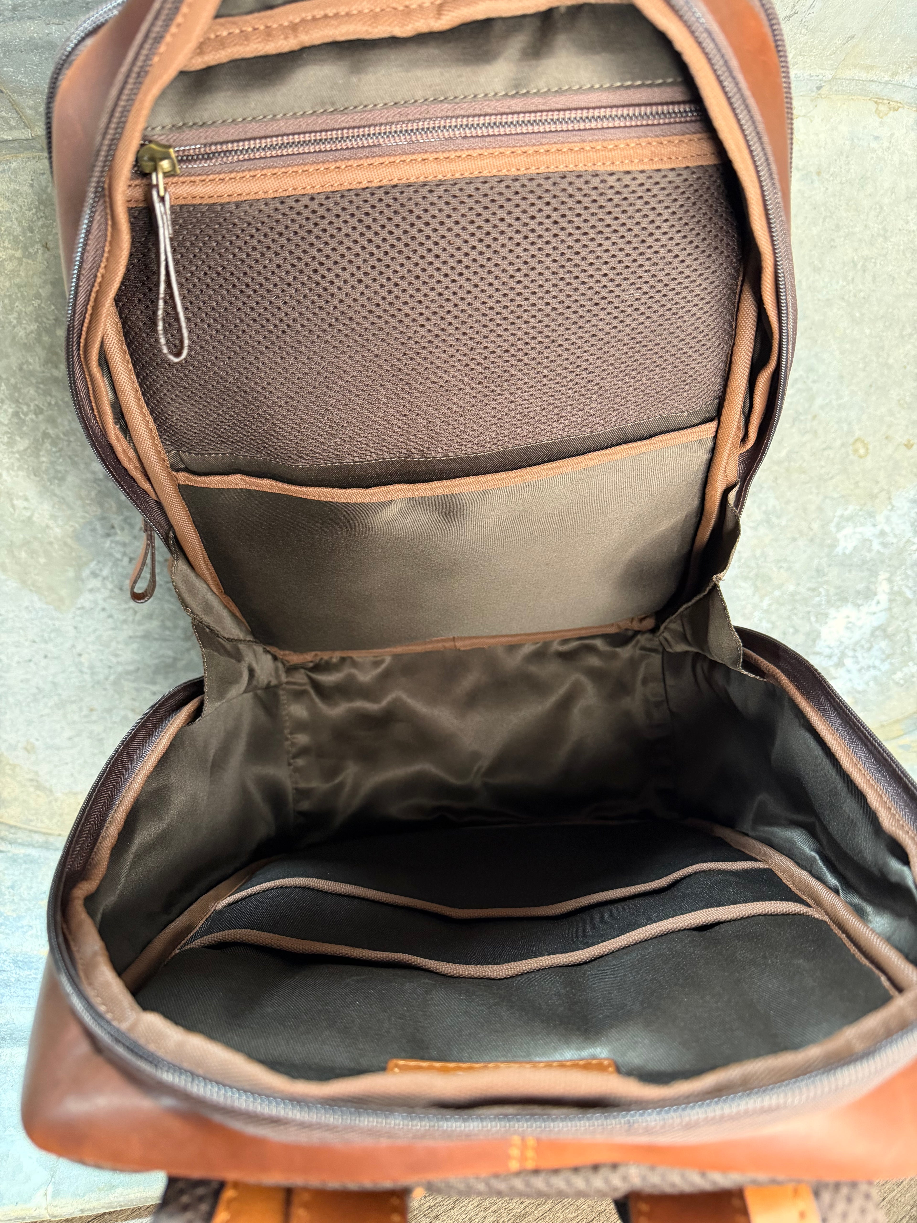 Full Grain Leather Backpack
