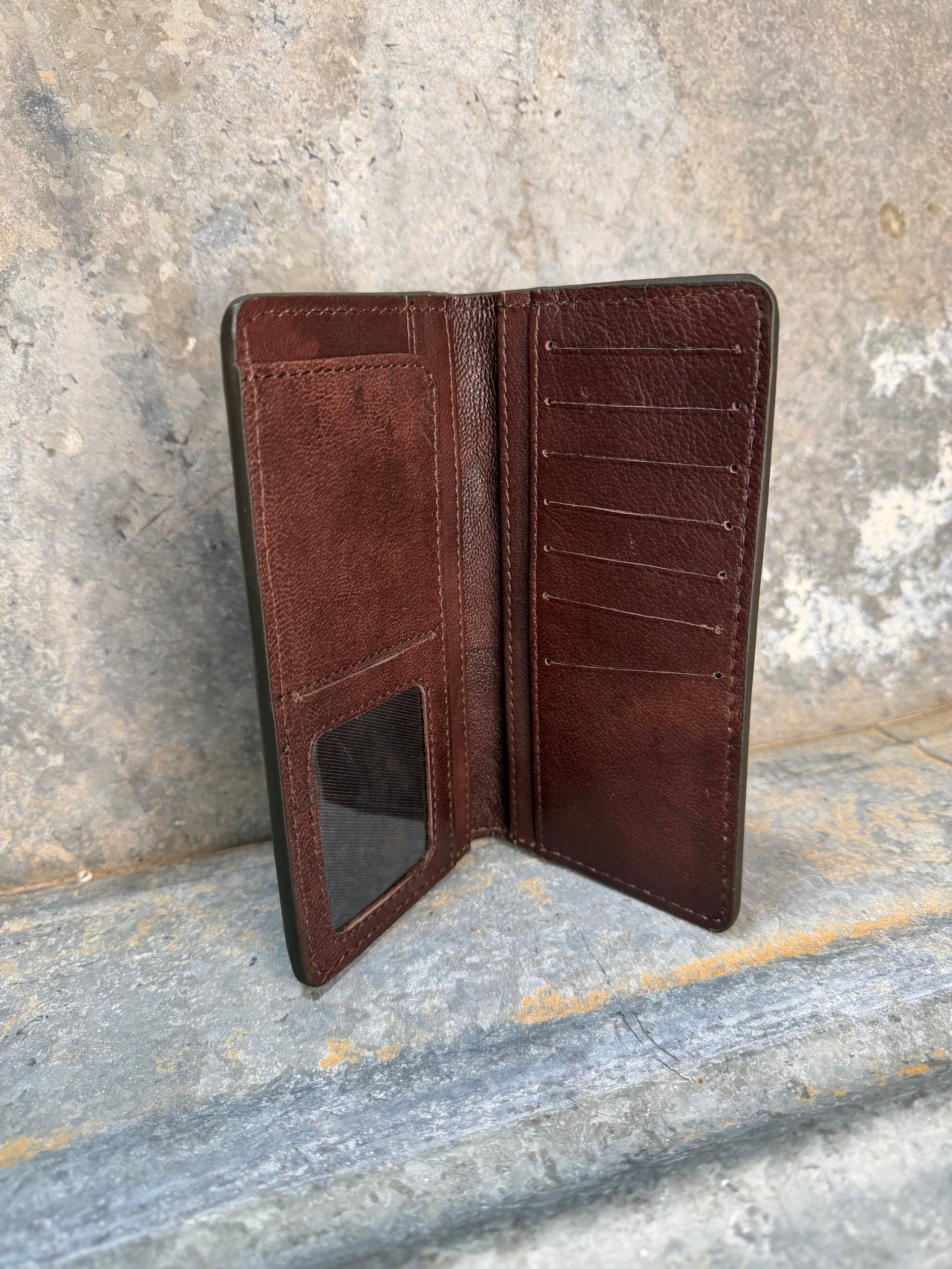 Rodeo Wallet Tooled Leather