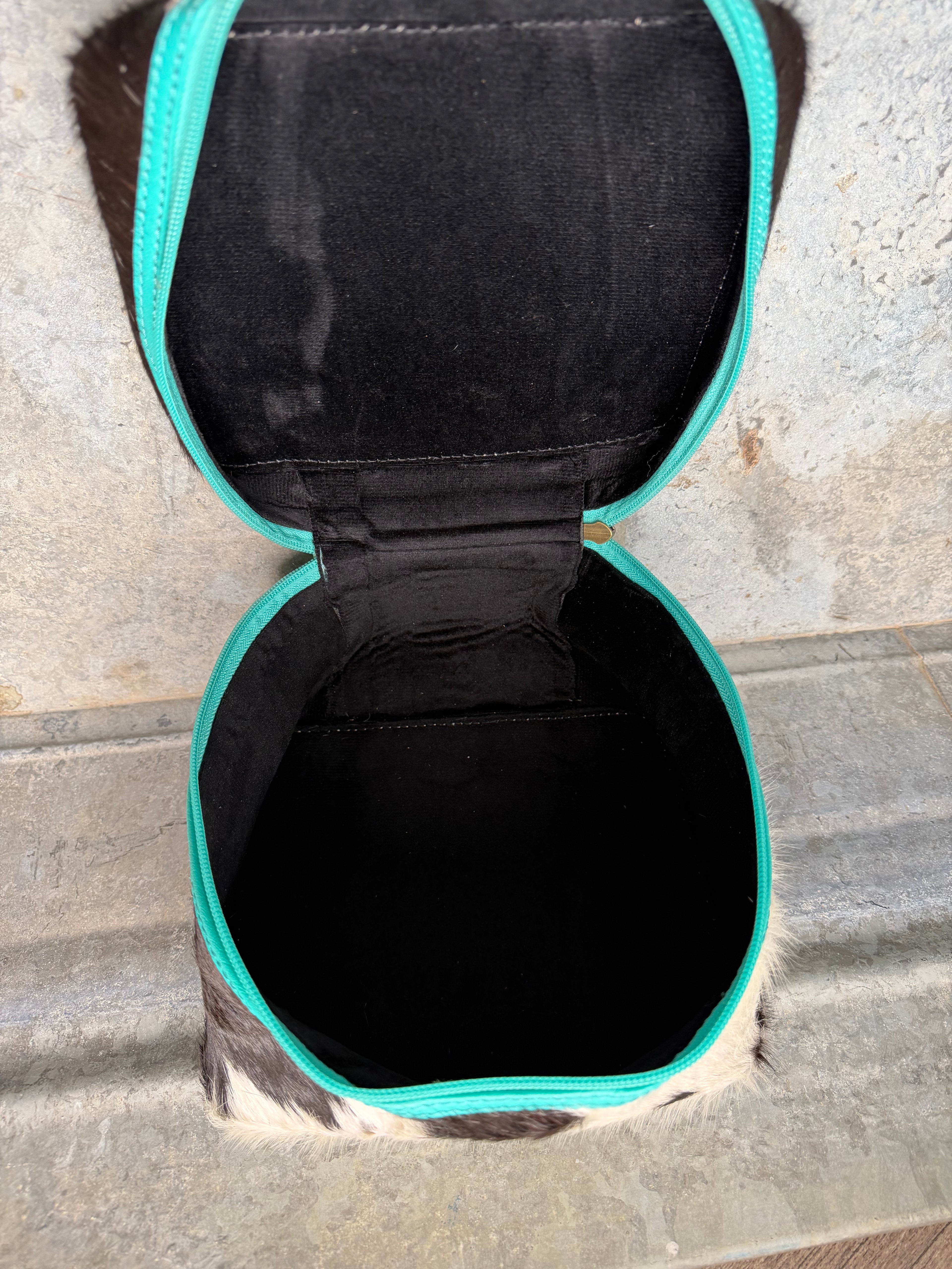 Cowhide Cosmetic/Travel Case