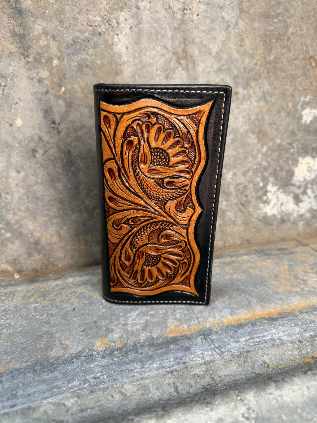 Rodeo Wallet Tooled Leather