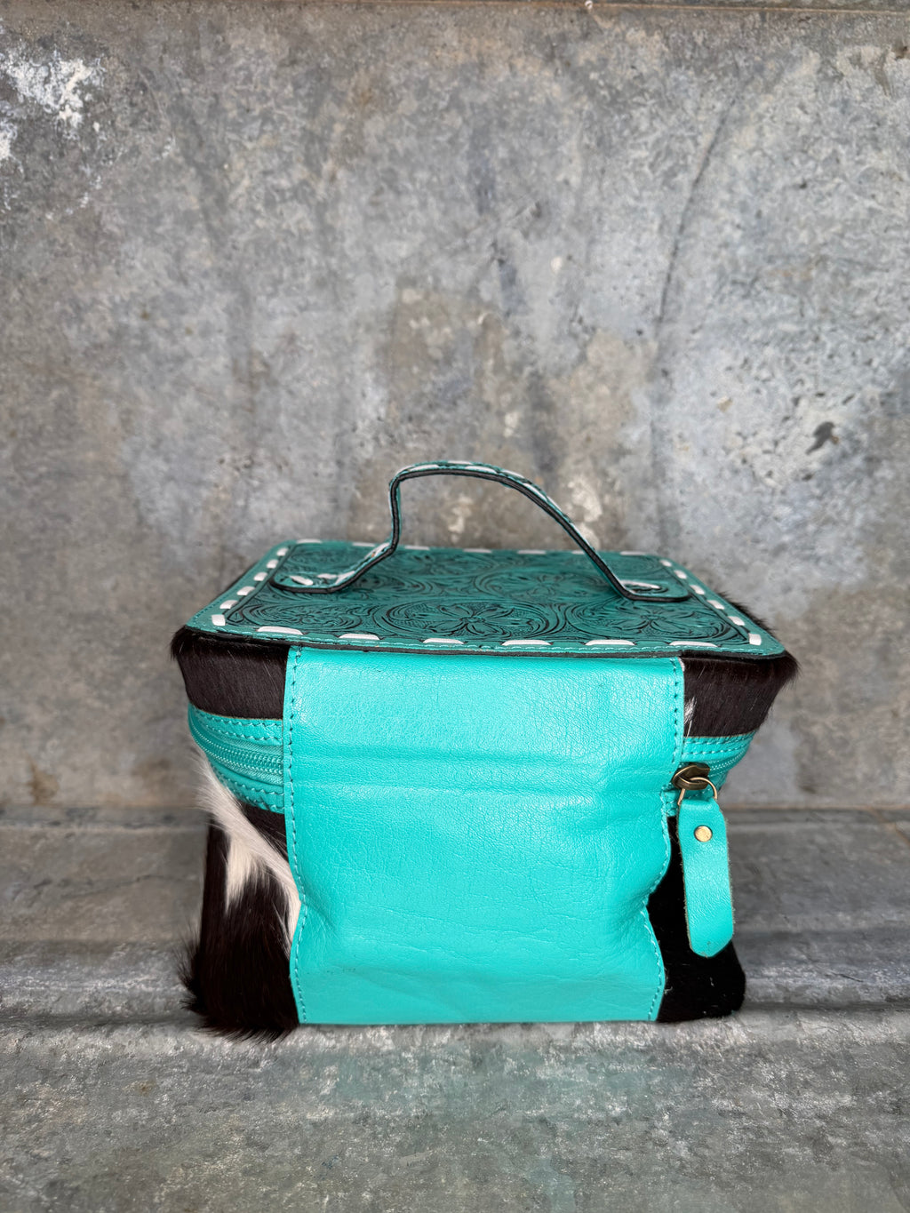 Cowhide Cosmetic/Travel Case