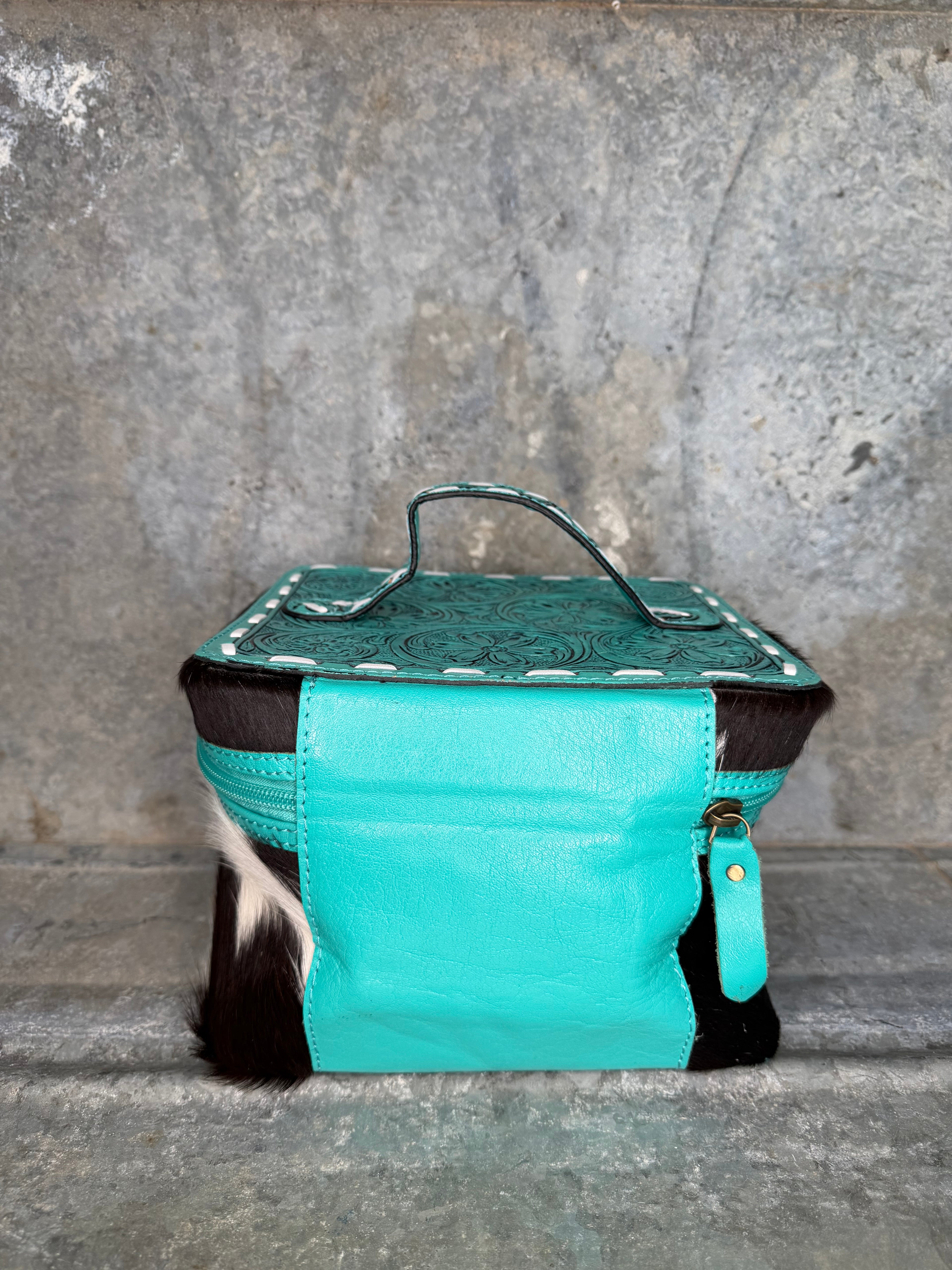 Cowhide Cosmetic/Travel Case