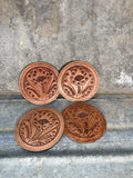 Tooled Leather Coaster