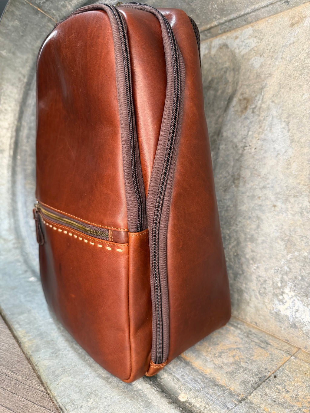Full Grain Leather Backpack