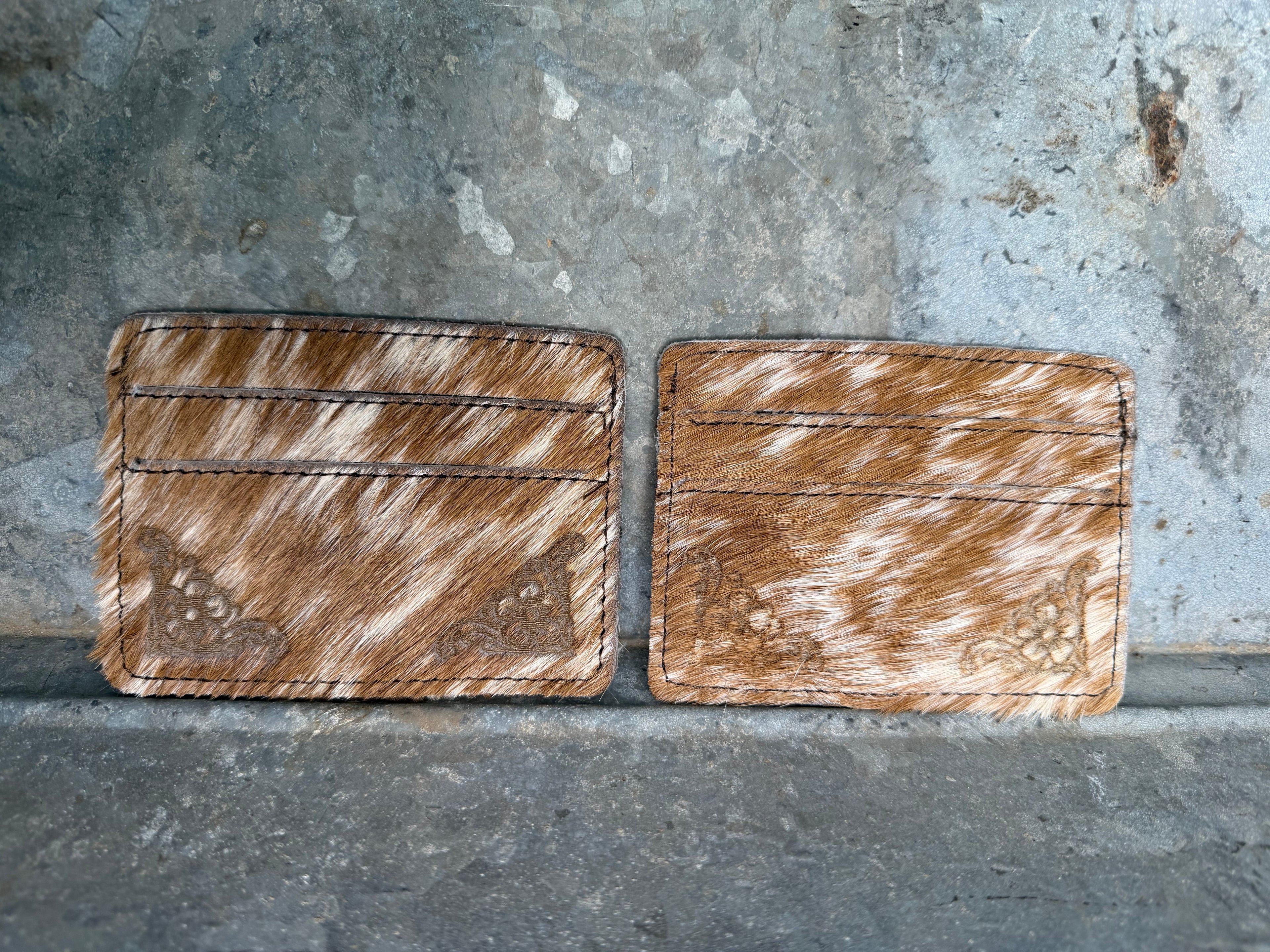 Cowhide Card Holder (Branded bottom corners)