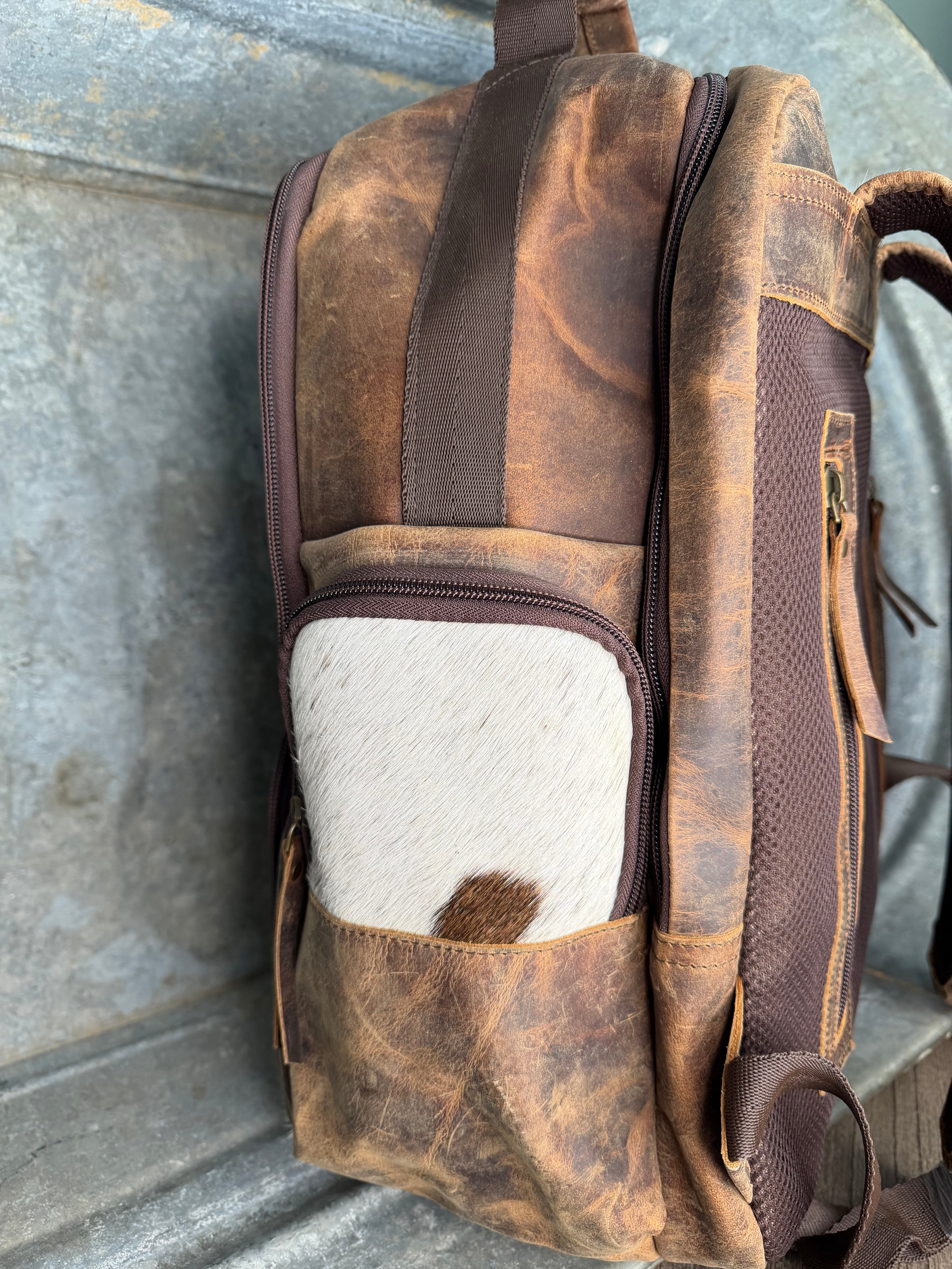 Cowhide Backpack (Large)