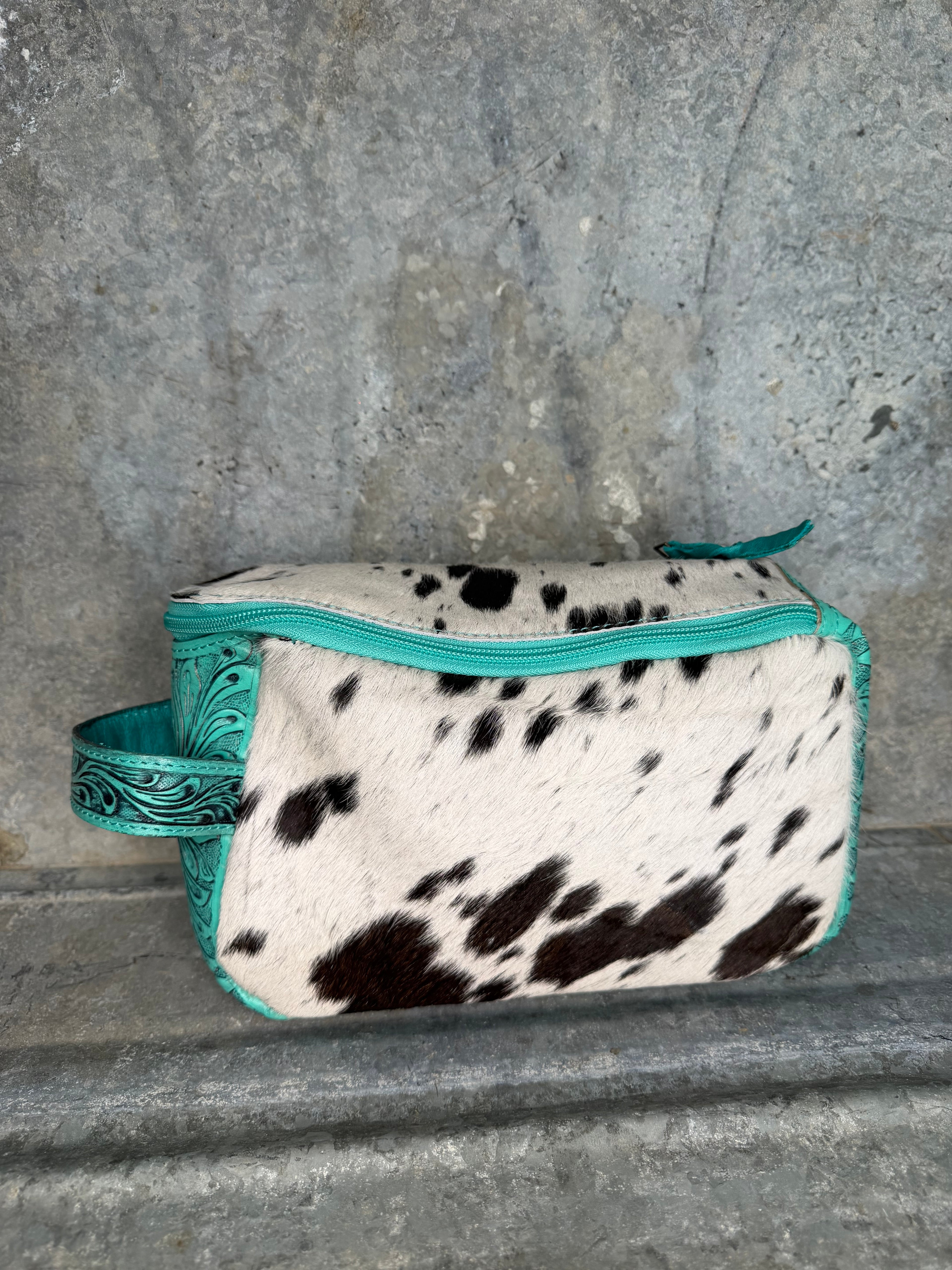 Cowhide Toiletry Bag