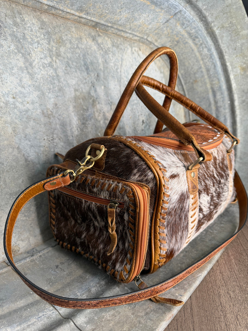 Cowhide Duffle Bag