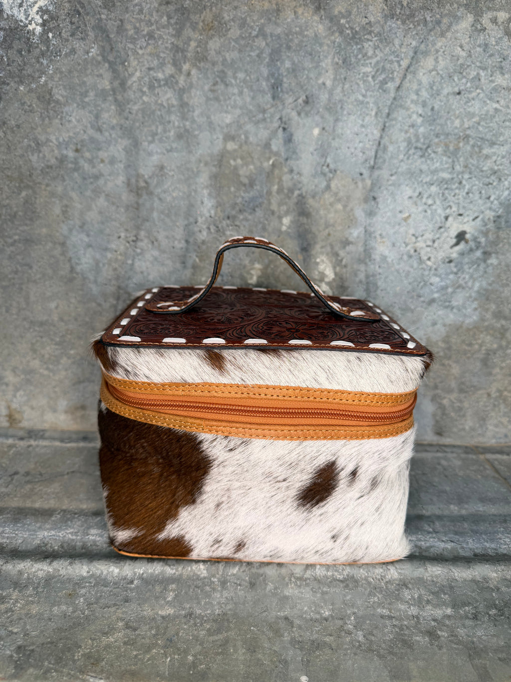 Cowhide Cosmetic & Travel Case