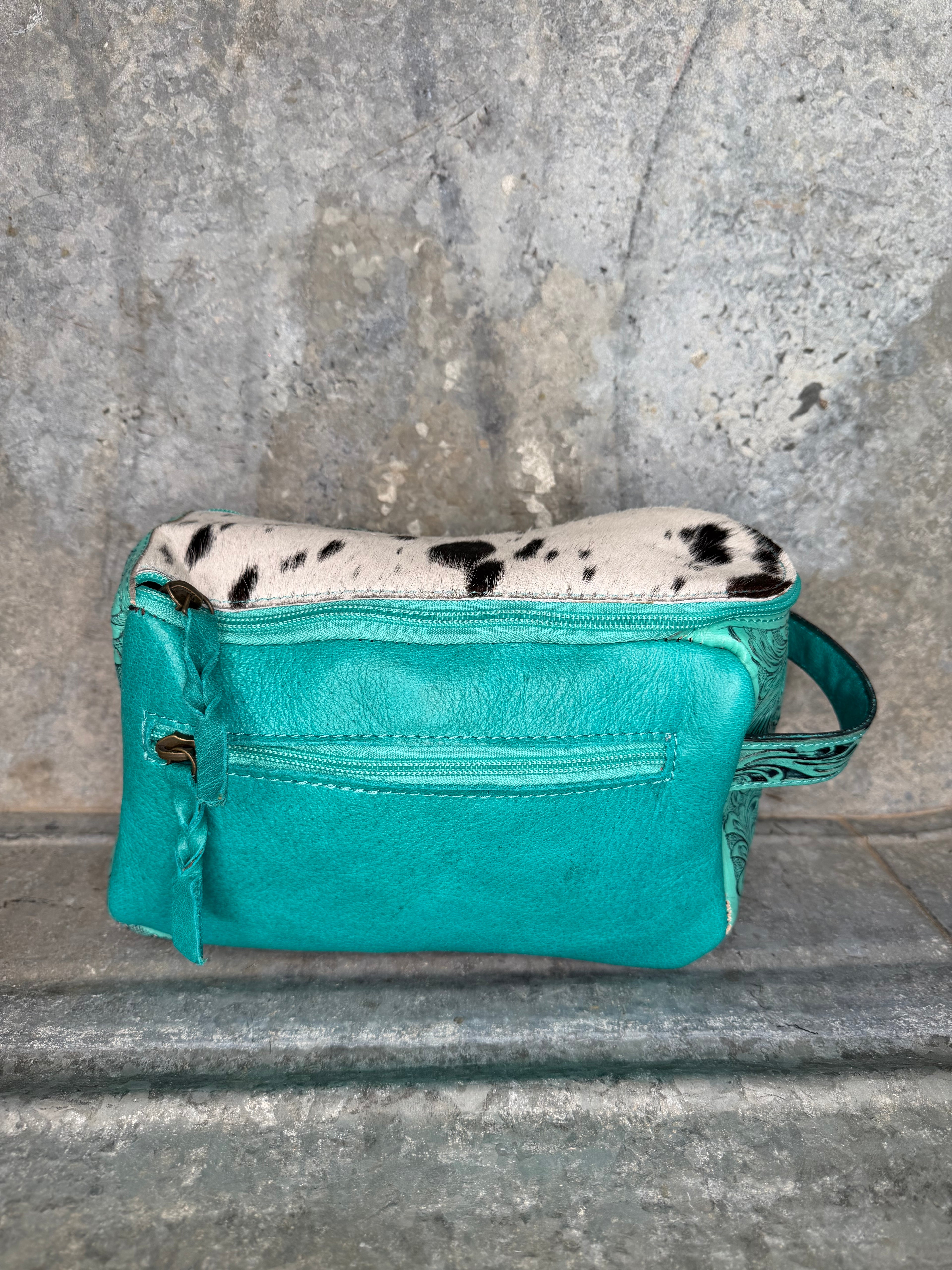 Cowhide Toiletry Bag