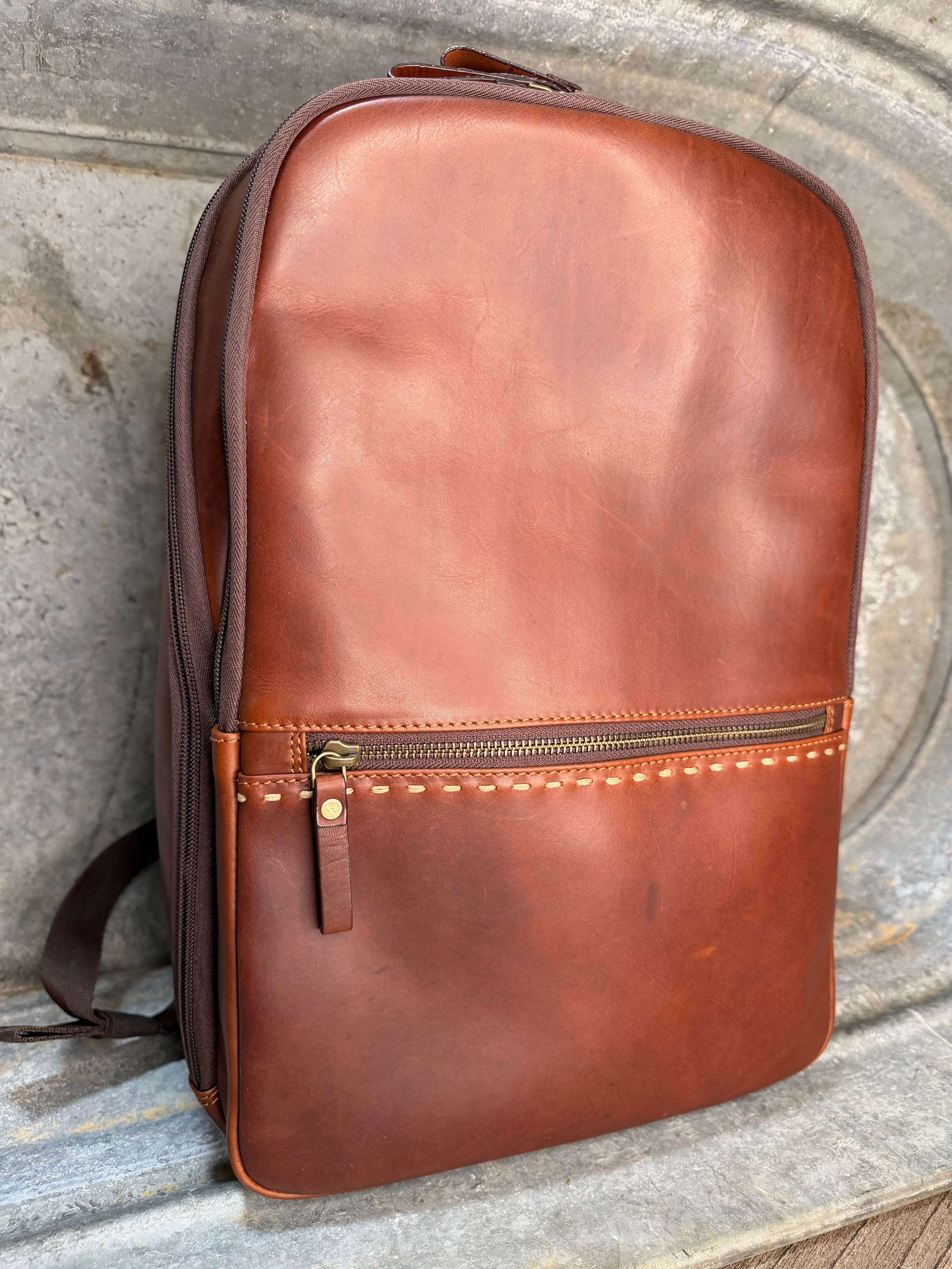 Full Grain Leather Backpack